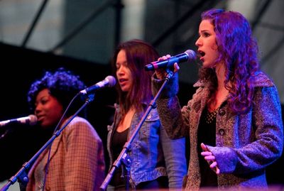 Katrina Reynolds, Melissa O'Neil and Chilina Kennedy from Stratford's Jesus Christ Su Photo