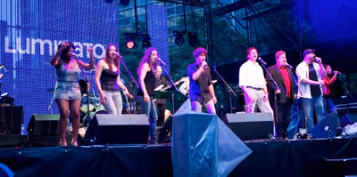 Josh Young and the cast of Stratford's Jesus Christ Superstar Photo