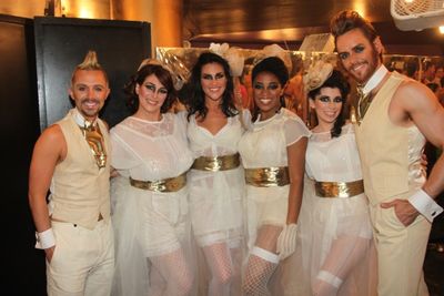 Danny Calvert, Laurie Sheppard, Alena Watters, Rashidra Scott, Rosie Closi and Scott  Photo