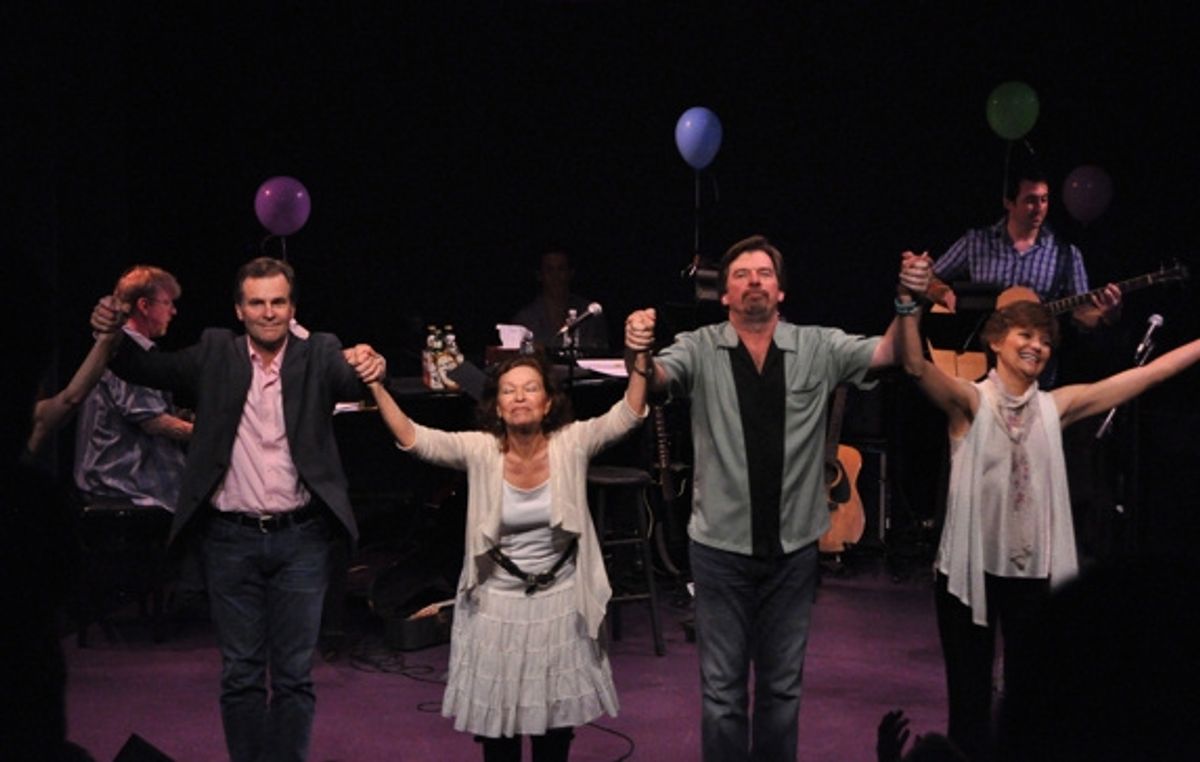 John Hilner, Gretchen Cryer, Scott Wakefield and Margot Rose at 