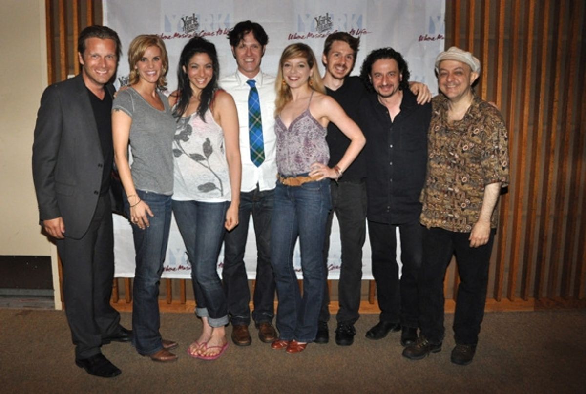Daniel Robert Sullivan, Jenn Colella, Lisa Brinbaum, Eric Hayden, Jillian Louis, Jeremy Yaddaw, Louis Tucci and John DiPinto at 
