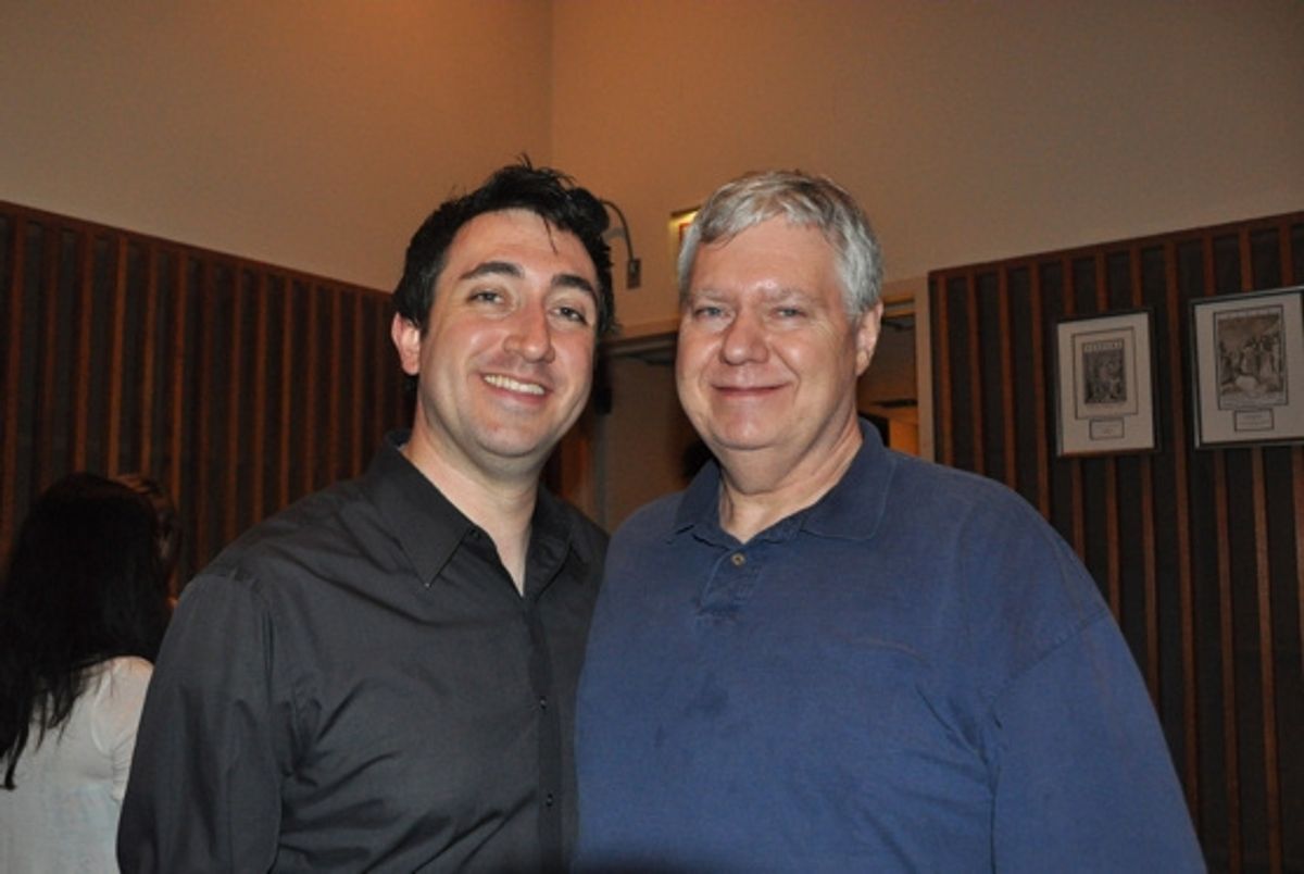 Dennis Michael Keefe and his father John Keefe at 