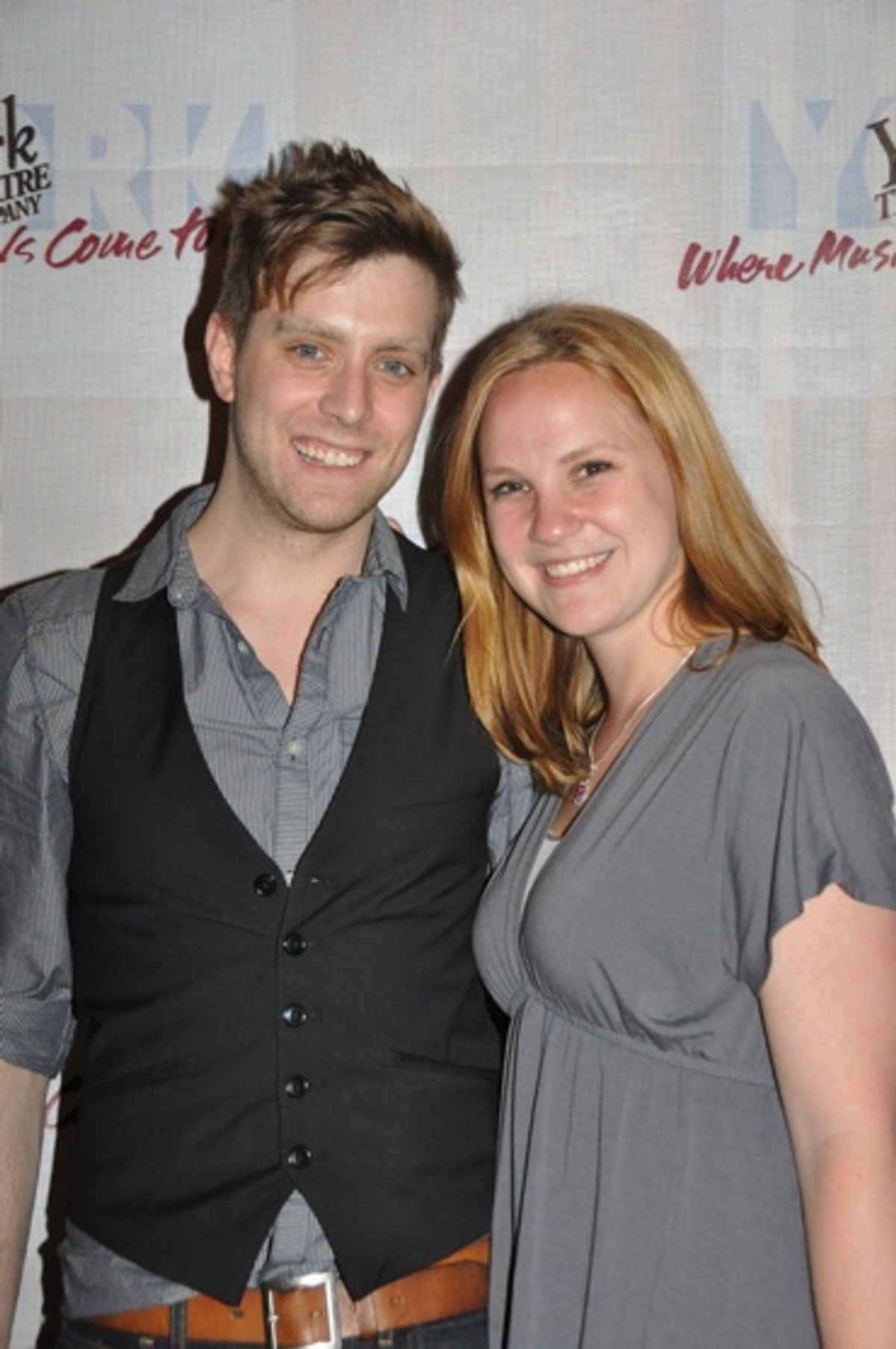 Paul O'Toole (Assistant Stage Manager) and Sarah Butke (Production Stage Manager) at 