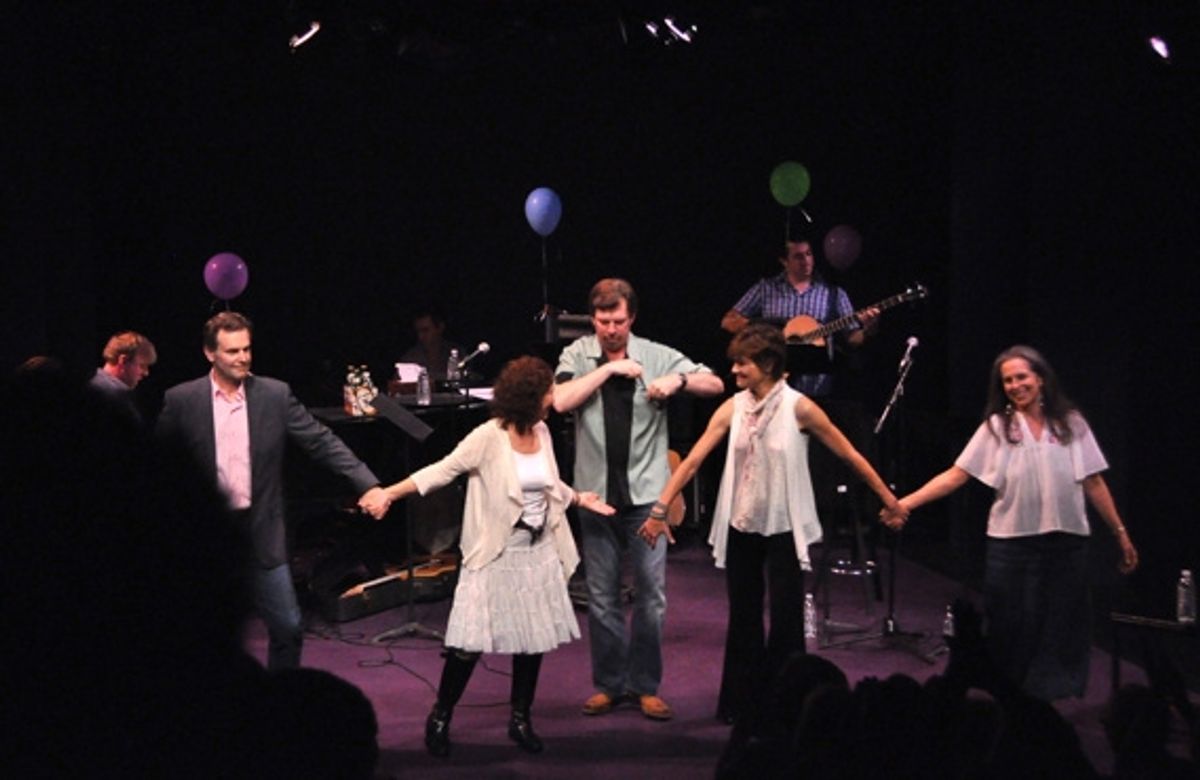 John Hilner, Gretchen Cryer, Scott Wakefield, Margot Rose and Betty Alberlin at 