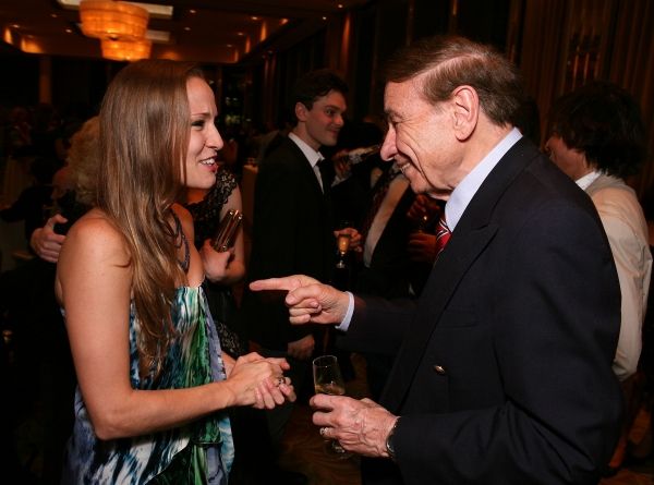 Betsy Morgan, Richard Sherman 
 Photo