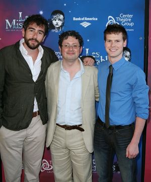 Associate Producer Thomas Schonberg, Director Laurence Connor and Resident Director Corey Agnew @ BroadwayWorld Associate Producer Thomas Schonberg, Director Laurence Connor and Resident Director C Photo