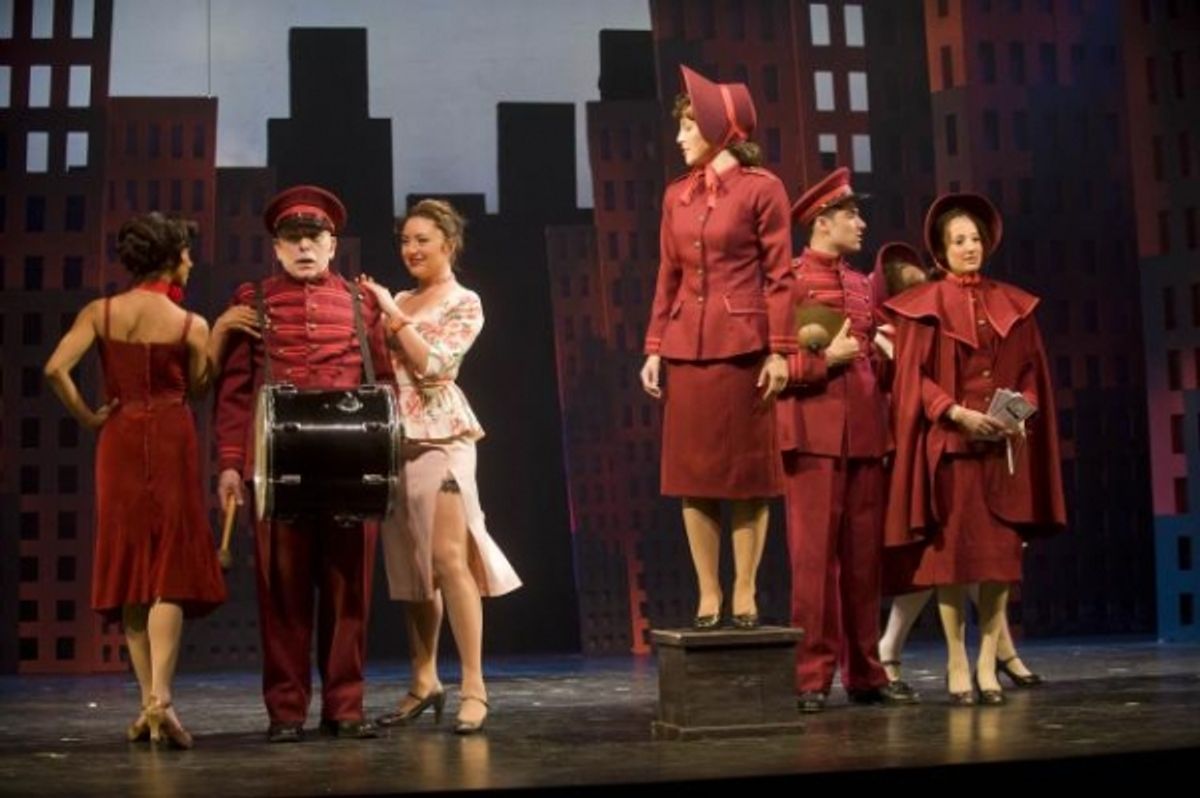 Morgan James and the cast of GUYS AND DOLLS at 