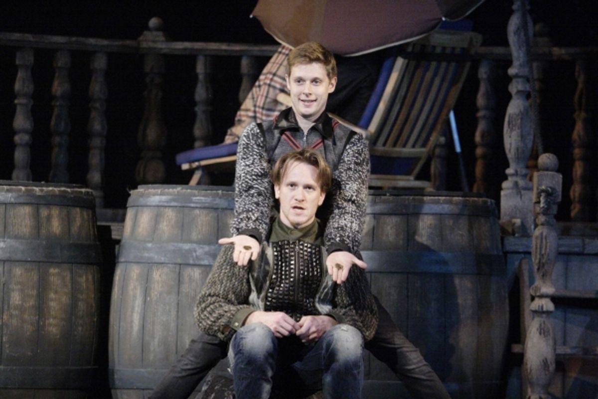 Samuel Barnett  and Jamie Parker at 