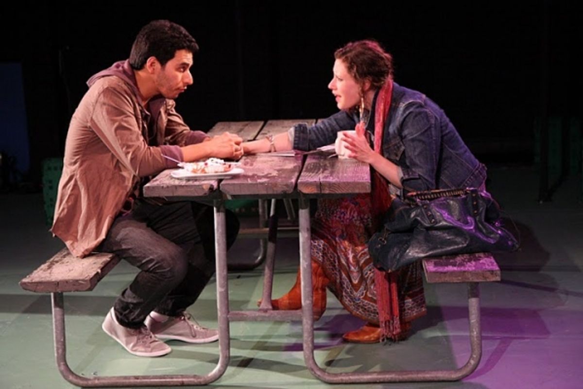 Andres Munar (David) and Melissa Miller (Karen) at 
