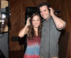 Laura Osnes & Colin Donnell during the Ghostlight Records Original Cast Recording of  Photo