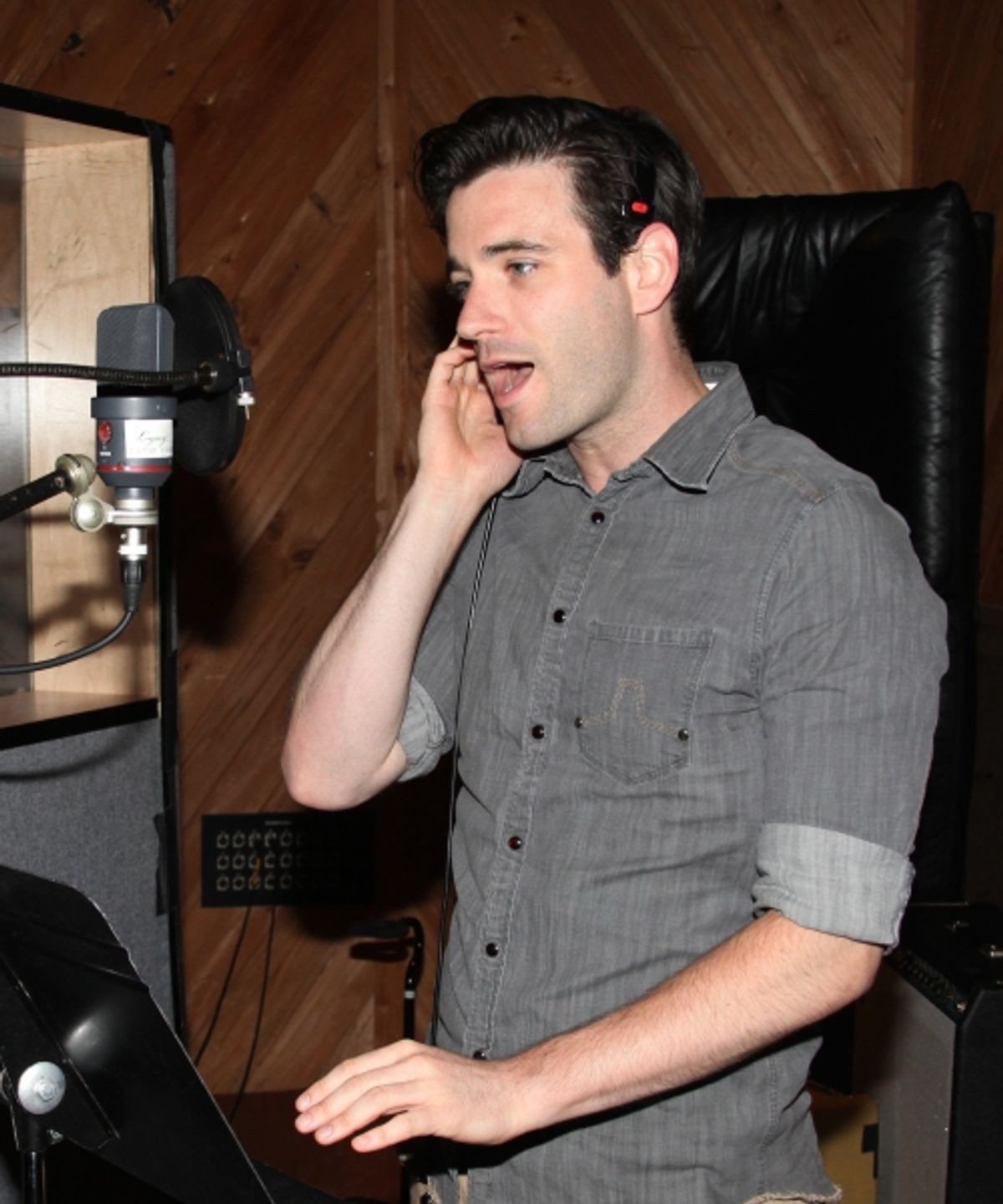 Colin Donnell during the Ghostlight Records Original Cast Recording of The Roundabout Theatre Company's Tony Award Winning Production of 'Anything Goes'  in New York City. at 