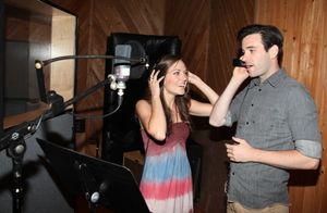 Laura Osnes & Colin Donnell during the Ghostlight Records Original Cast Recording of The Roundabout Theatre Company's Tony Award Winning Production of 'Anything Goes' in New York City. @ BroadwayWorld Laura Osnes & Colin Donnell during the Ghostlight Records Original Cast Recording of Photo