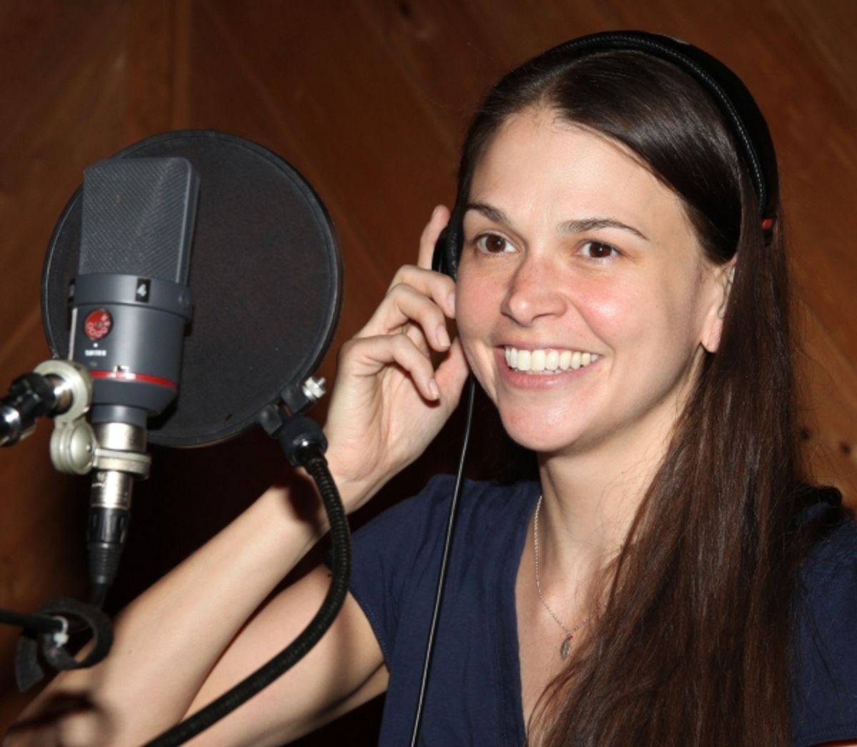 Sutton Foster during the Ghostlight Records Original Cast Recording of The Roundabout Theatre Company's Tony Award Winning Production of 'Anything Goes'  in New York City. at 