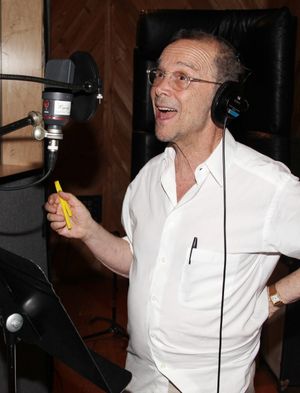 Joel Grey during the Ghostlight Records Original Cast Recording of The Roundabout Theatre Company's Tony Award Winning Production of 'Anything Goes' in New York City. @ BroadwayWorld Joel Grey during the Ghostlight Records Original Cast Recording of The Roundabout The Photo