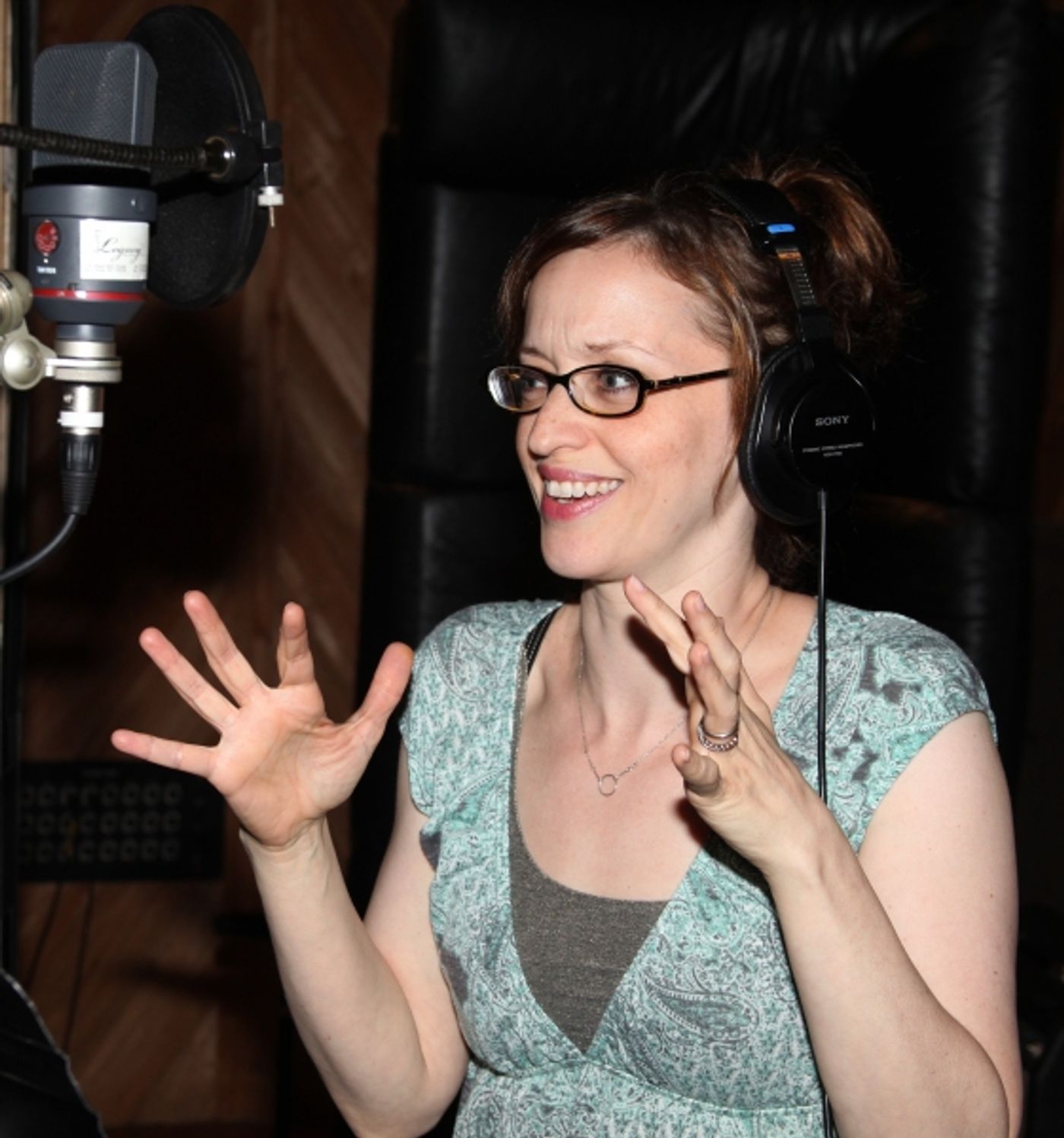 Photo Coverage: In the Recording Studio with Sutton Foster and ANYTHING GOES!  Image