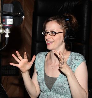 Jessica Stone during the Ghostlight Records Original Cast Recording of The Roundabout Photo