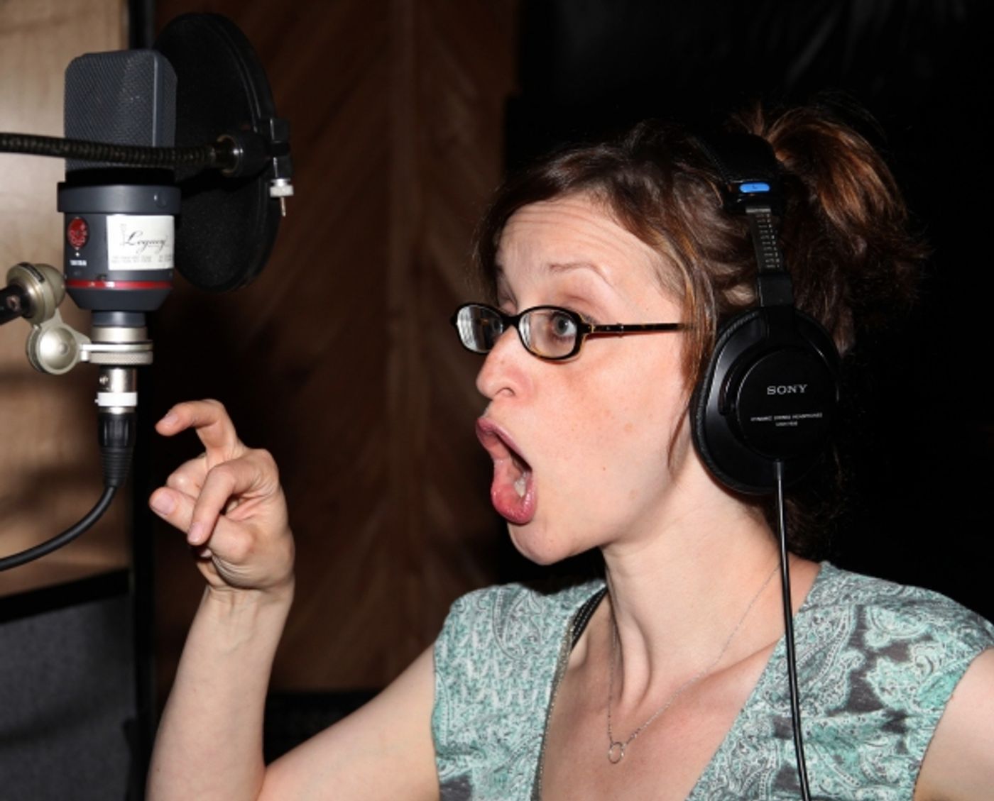 Photo Coverage: In the Recording Studio with Sutton Foster and ANYTHING GOES!  Image
