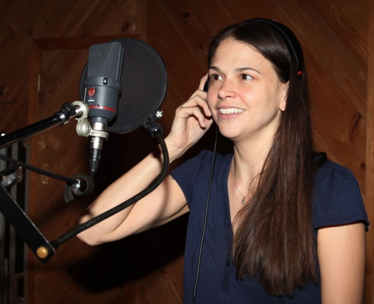 Sutton Foster during the Ghostlight Records Original Cast Recording of The Roundabout Theatre Company's Tony Award Winning Production of 'Anything Goes'  in New York City. at 