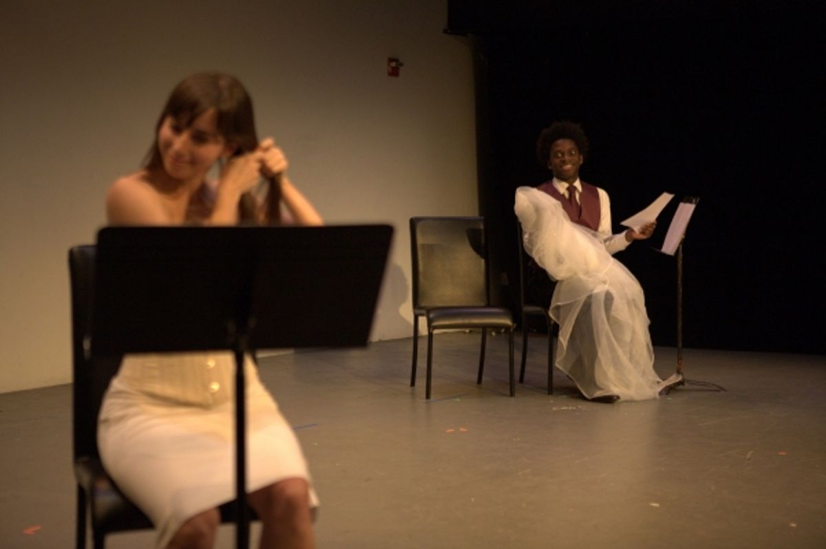 Michelle Mola and Mikeah Ernest Jennings at 