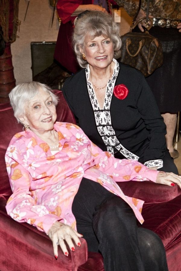 Celeste Holm and Loiuse Hirschfeld Cullman Photo