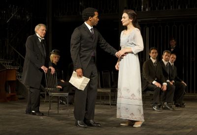 John Cullum, Andre Holland and Annie Parisse 
 Photo