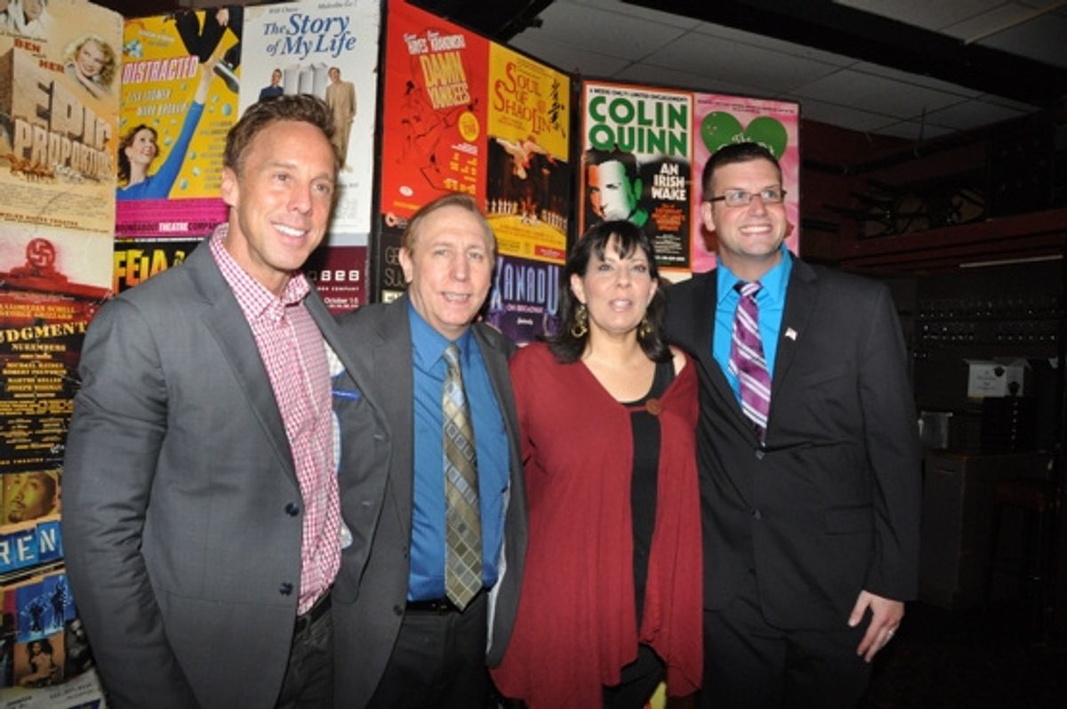 Michael West, Rick Crom, Christine Pedi and Tom D'Angora at 