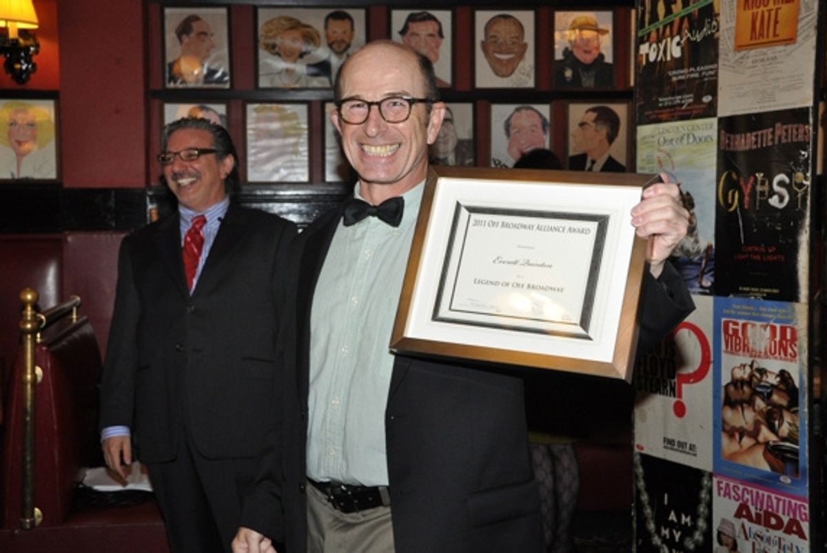 Everett Quinton  receives his Legend Of Off Broadway Award at 