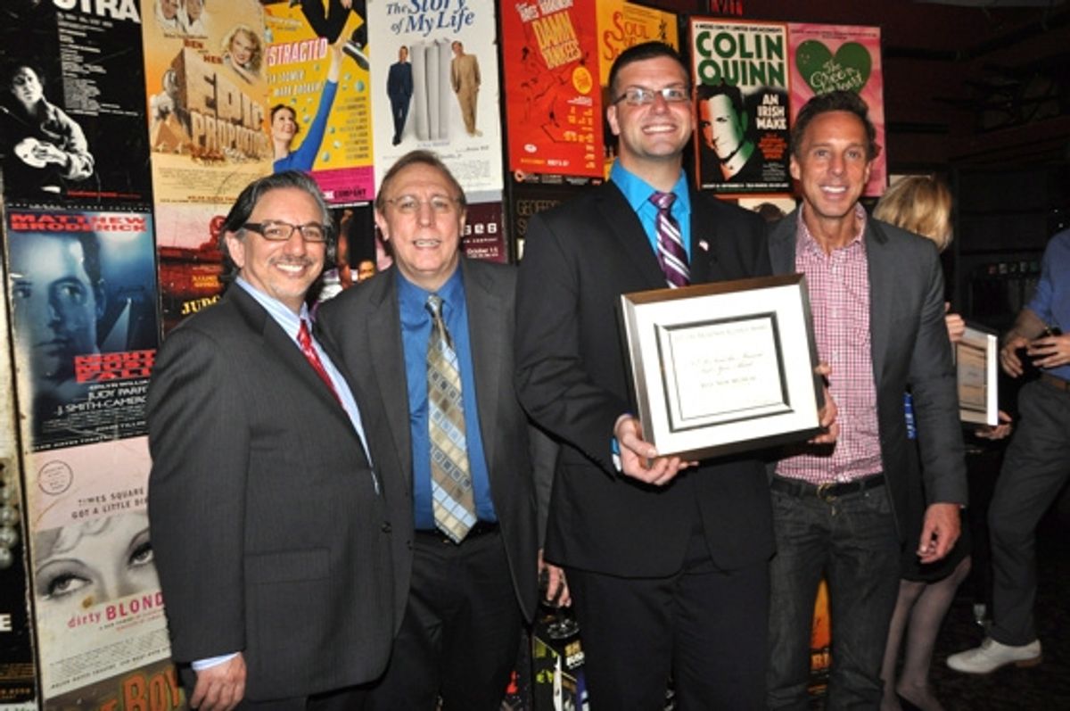 Peter Berger, Rick Crom, Tom D'Angora and  Michael West at 