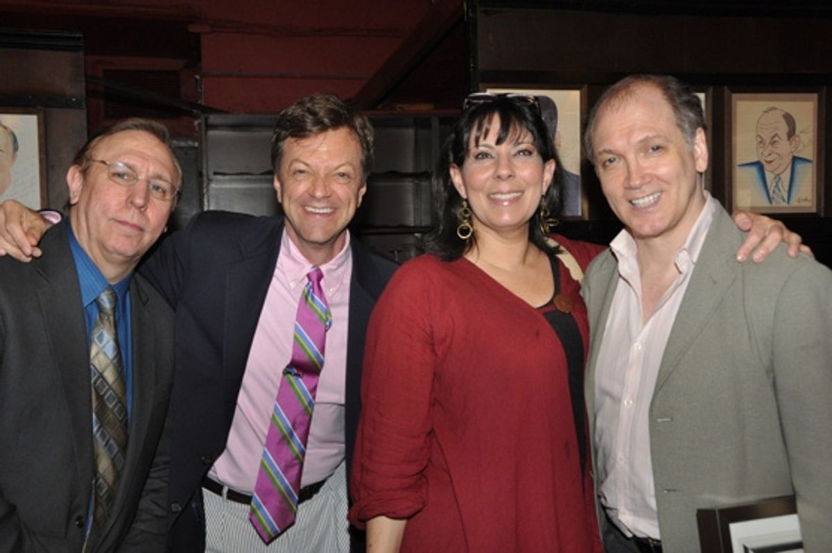 Rick Crom, Jim Caruso, Christine Pedi and Charles Busch at 