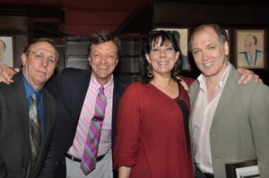 Rick Crom, Jim Caruso, Christine Pedi and Charles Busch Photo