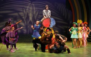 Christine Gavin and cast members of Seussical. Photo