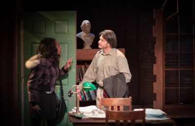 Whitney White (Rita) and Brad Woodard (Frank) Photo