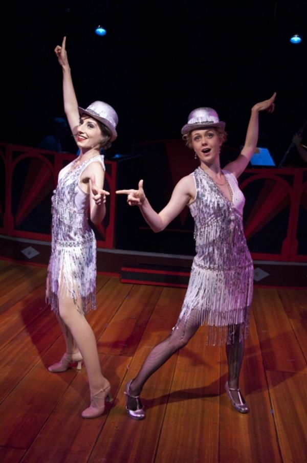  Rin Allen as Velma Kelly and Charlotte Fox as Roxie Hart performing 