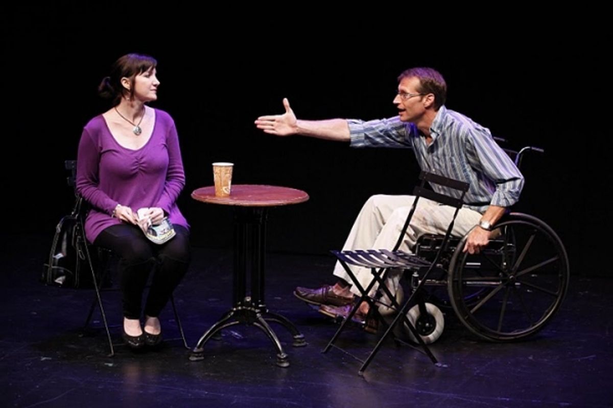  Pamela Sabaugh (Sarah) and Alden Fulcomer (Walter) in Diana Son's BLIND DATE at 