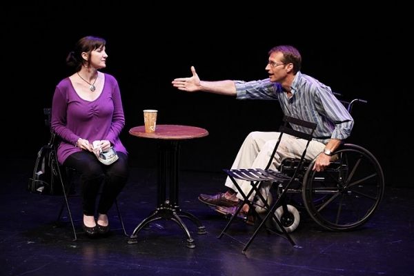  Pamela Sabaugh (Sarah) and Alden Fulcomer (Walter) in Diana Son's BLIND DATE Photo