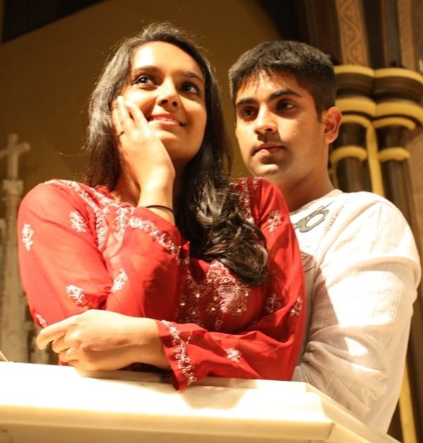 Vandit Bhatt as Romeo and Poonam Basu as Juliet Photo