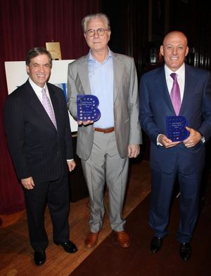 Michael Presser & John Larroquette & Ofer Yardeni attending the Inside Broadway  2011 Photo
