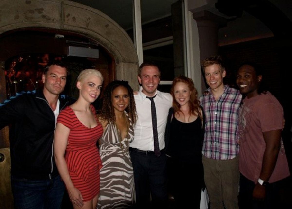 Darren Ritchie, Brenna Whitaker, Tracie Thoms, Shane Scheel, Jessica Keenan Wynn, Barrett Foa, and Rogelio Douglas Jr. at 