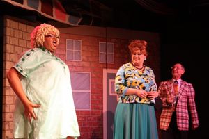 Genevieve Williams as Motor Mouth Maybelle, Jordan B. Stocksdale as Edna, and A.P. Ko Photo