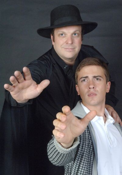 Carl Schoenborn as El Gallo and Lars Lee as the Boy Photo