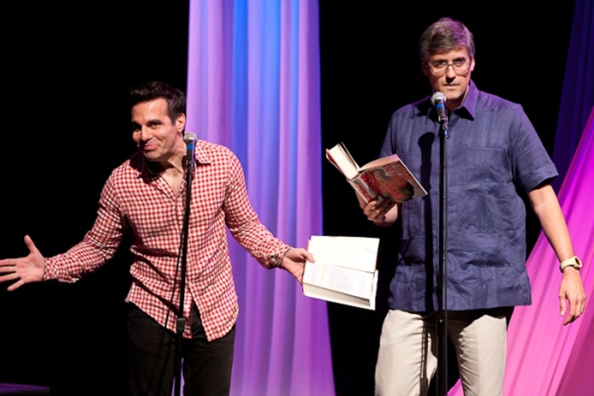 Mario Cantone and Mo Rocca at 