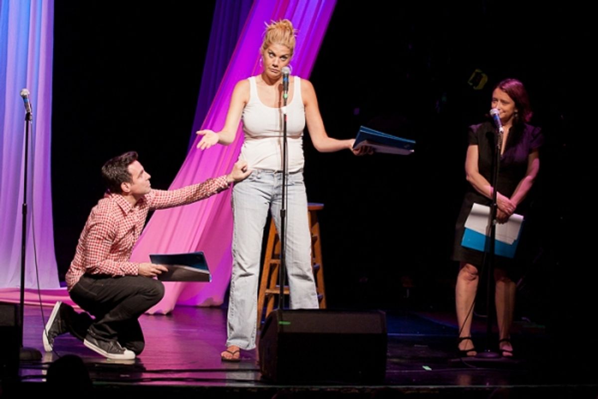 Mario Cantone, Kristen Johnston, and Rachel Dratch at 