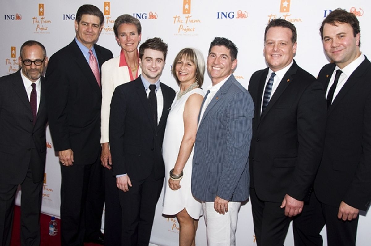 Daniel Radcliffe & the Trevor Project Board of directors at 