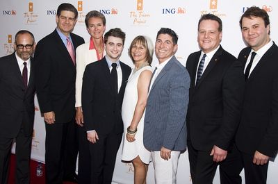 Daniel Radcliffe & the Trevor Project Board of directors Photo