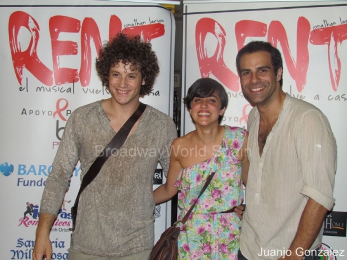 Dani Diges, Macarena de la Camacha y David Ordinas at 