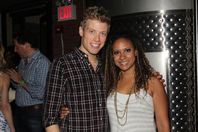 Barrett Foa and Tracie Thoms Photo