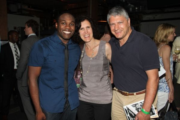 Rogelio Douglas Jr., Joellen Surace and Tony Surace Photo