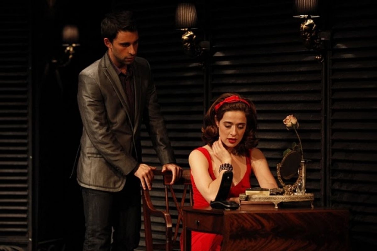 Rafi Silver as Luis and Marina Squerciati as Cristina at 