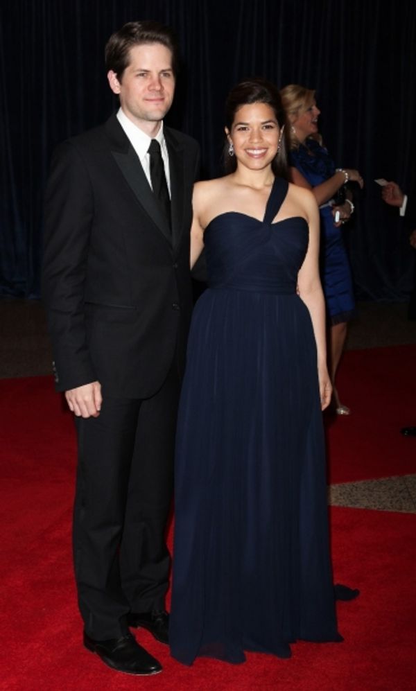 Ryan Piers Williams and America Ferrera Photo