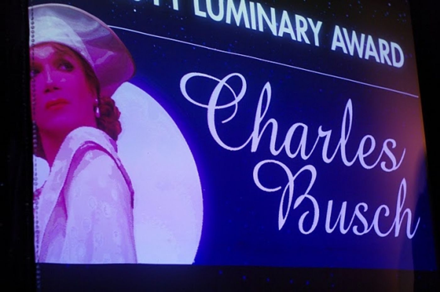 Photo Flash: Charles Busch Receives 2011 Luminary Award!  Image